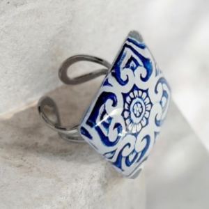 Χειροποίητο δαχτυλίδι από υγρό γυαλί