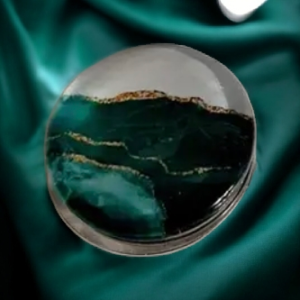 Καρφίτσα από υγρό γυαλί ωκεανός