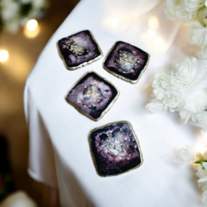 Alternative view of Σουβέρ μαύρο από υγρό γυαλί