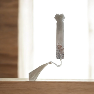 Σελιδοδείκτης από υγρό γυαλί γατούλα λευκό