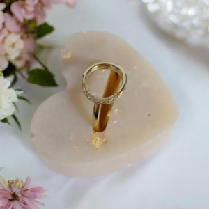 Alternative view of Δαχτυλίδι από ανοξείδωτο ατσάλι με ζιργκόν