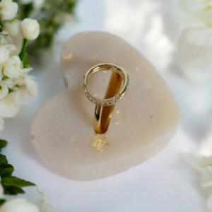 Δαχτυλίδι από ανοξείδωτο ατσάλι με ζιργκόν