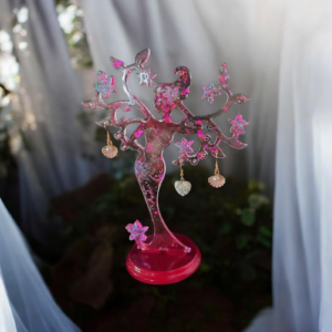 Βάση σκουλαρικιών από υγρό γυαλί