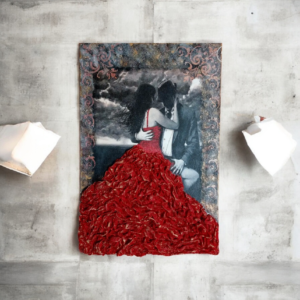 Alternative view of Διακοσμητικός πίνακας ζευγάρι ντεκουπάζ