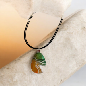 Alternative view of Χειροποίητο κολιέ από υγρό γυαλί