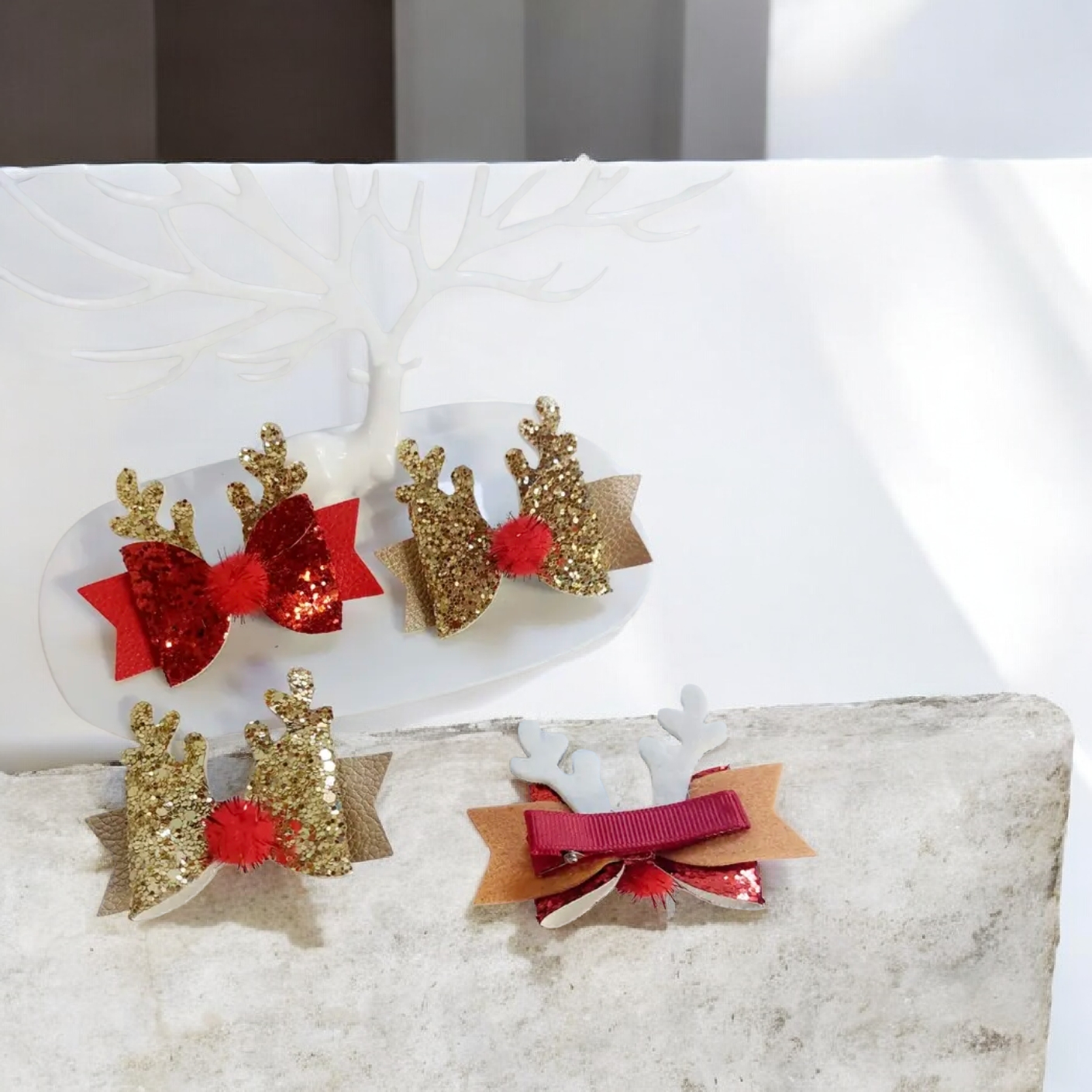 Χριστουγεννιάτικα κλιπ για τα μαλλιά - Image 2