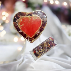 Alternative view of Διακοσμητικό καρδιά από υγρό γυαλί