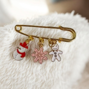 Alternative view of Χειροποίητες χριστουγεννιάτικες καρφίτσες