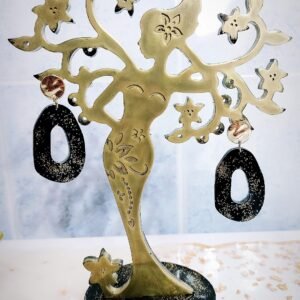 Alternative view of Βάση σκουλαρικιών από υγρό γυαλί