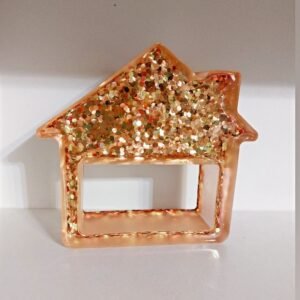 Alternative view of Χειροποίητο χριστουγεννιατικο σπίτι ημερολογιο από υγρό γυαλί