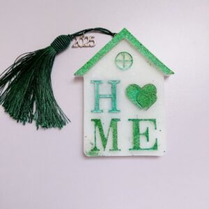 Alternative view of Xειροποίητο γούρι σπιτάκι από υγρό γυαλί