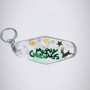 Alternative view of Χριστουγεννιάτικα μπρελόκ από υγρό γυαλί