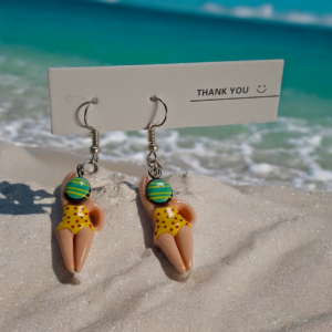 Κρεμαστά σκουλαρίκια κολυμβήτριες