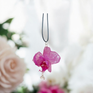 Ορχιδέα ροζ από υγρό γυαλί